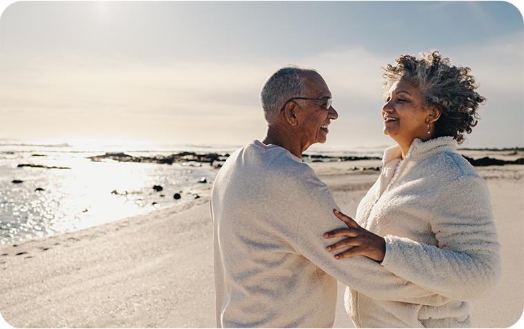 Couple on beach